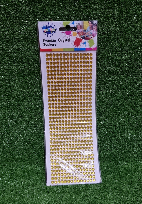 Single Colour Crystal Rhinestones Sticker (available in 6 colours)